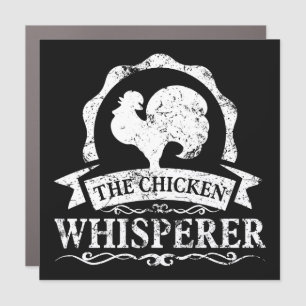 The Chicken Whisperer Funny Car Magnet