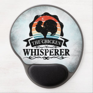 The Chicken Whisperer Funny Gel Mouse Pad