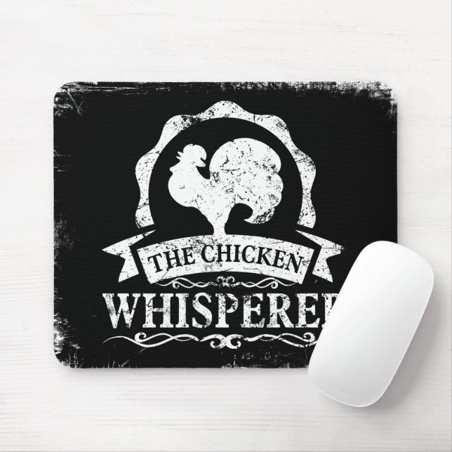 The Chicken Whisperer Funny Mouse Pad (With Mouse)