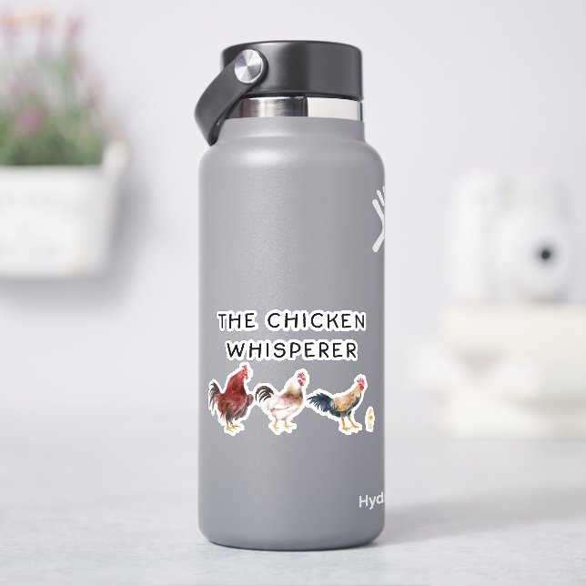 The Chicken Whisperer Sticker (HydroFlask)