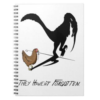 The Chickens Remember (Dinosaur Cartoon) Notebook
