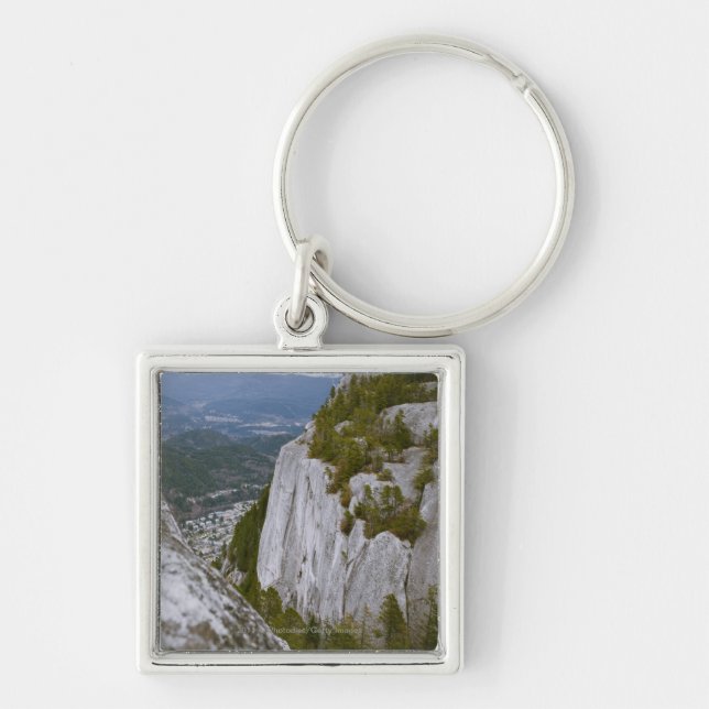 The "Chief" Arial View in Squamish Keychain (Front)