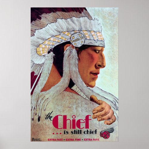 THE CHIEF  is still CHIEF c 1929 Poster