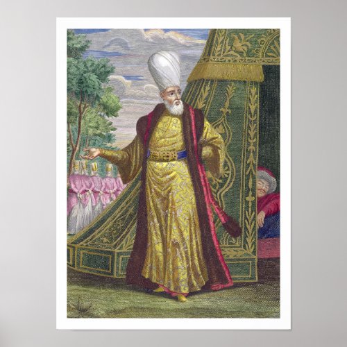 The Chief Janissary from the Recueil destampes Poster