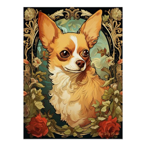 The Chihuahua Dog 001 _ Natalia Mucha Poster