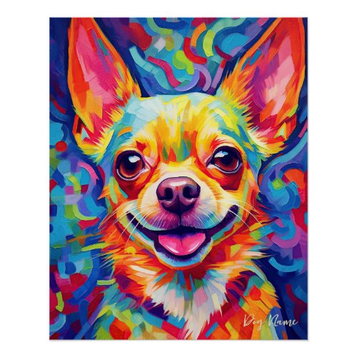 The Chihuahua Dog 001 _ Zetton Ziana Poster