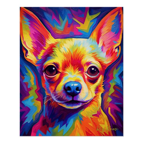 The Chihuahua Dog 005 _ Zetton Ziana Poster