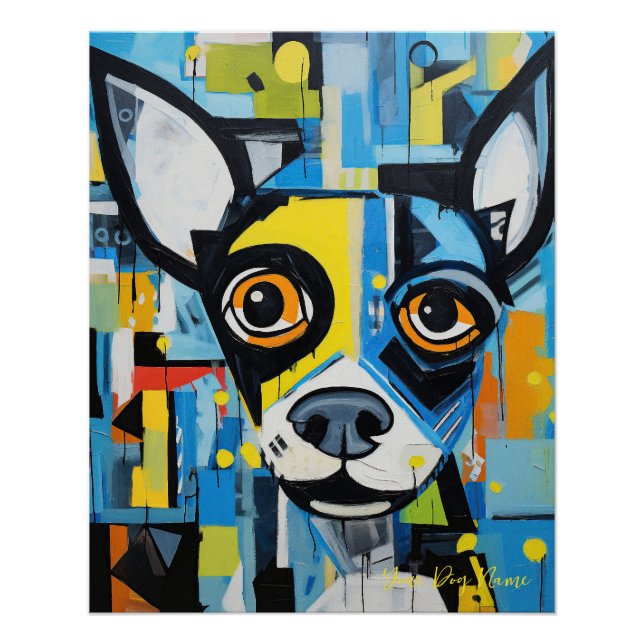 The Chihuahua Dog Portrait 003 - Sable Gabriel Poster (Front)