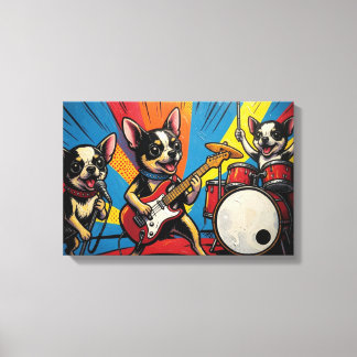 THE CHIHUAHUAS 5 CANVAS PRINT