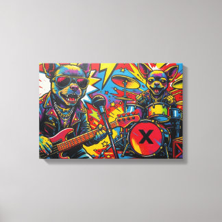 THE CHIHUAHUAS 7 CANVAS PRINT