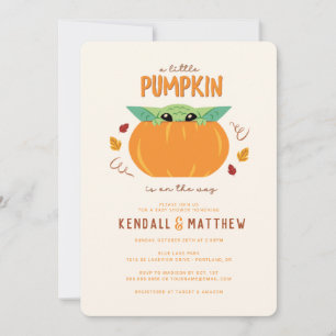 The Child   A Little Pumpkin Baby Shower Invitation