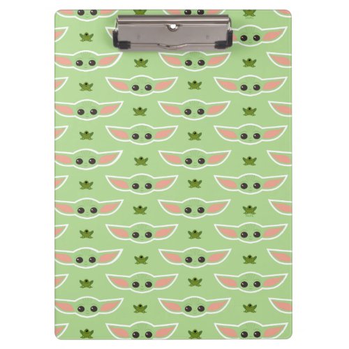 The Child and Frog Cute Pattern Clipboard