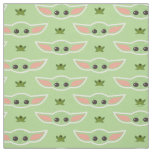 The Child and Frog Cute Pattern Fabric