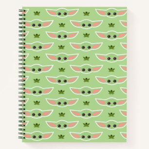 The Child and Frog Cute Pattern Notebook