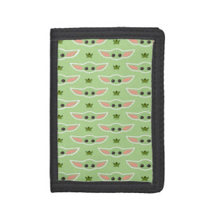 The Child and Frog Cute Pattern Tri-fold Wallet
