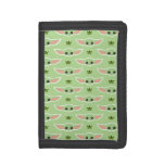 The Child and Frog Cute Pattern Trifold Wallet