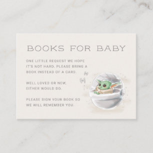 The Child   Baby Shower - Books for Baby Enclosure Card