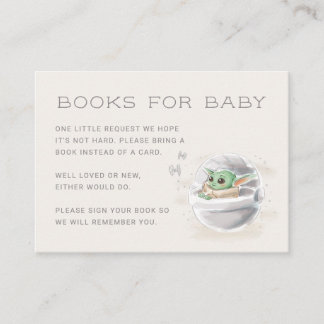 The Child | Baby Shower - Books for Baby Enclosure Card