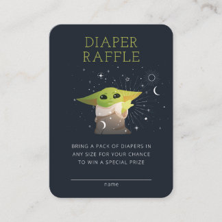 The Child Baby Shower - Diaper Raffle Enclosure Card