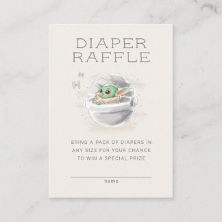 The Child | Baby Shower - Diaper Raffle Enclosure Card