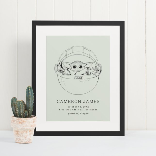 The Child | Birth Stats Poster (Creator Uploaded)