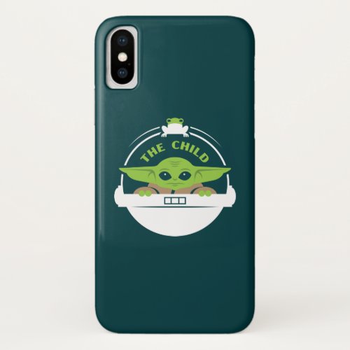 The Child Cartoon Artwork With Frog iPhone X Case