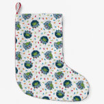 The Child | Christmas Lights Pattern Small Christmas Stocking