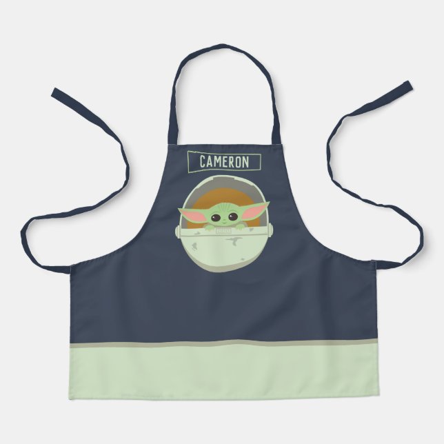 The Child Cute Bassinet Artwork Apron (Front)