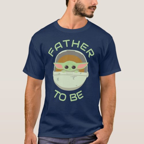 The Child Cute Bassinet Artwork  Daddy To Be T_Shirt