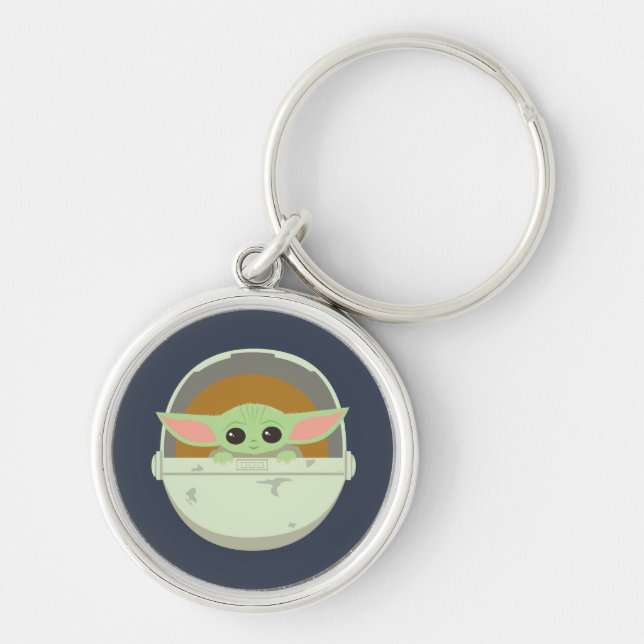 The Child Cute Bassinet Artwork Keychain (Front)