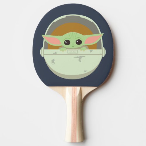 The Child Cute Bassinet Artwork Ping Pong Paddle