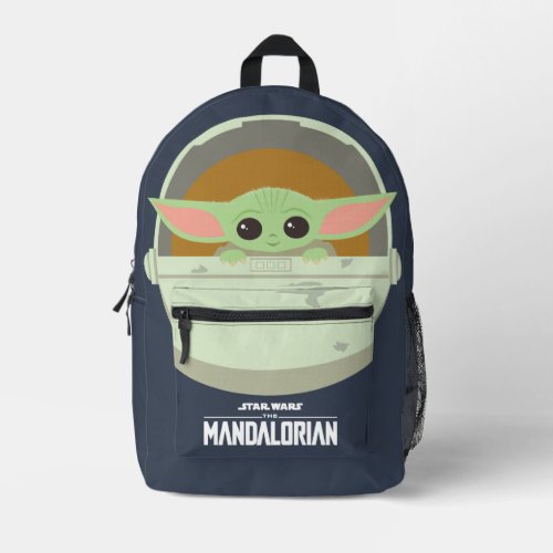 The Child Cute Bassinet Artwork Printed Backpack