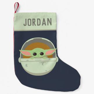 The Child Cute Bassinet Artwork Small Christmas Stocking