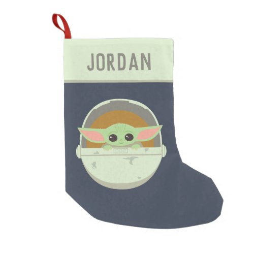 The Child Cute Bassinet Artwork Small Christmas Stocking