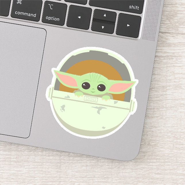 The Child Cute Bassinet Artwork Sticker (Detail)