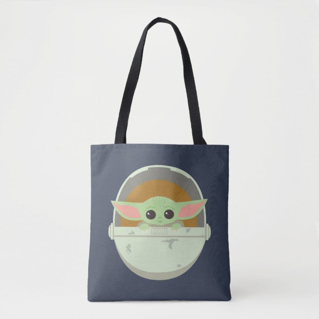 The Child Cute Bassinet Artwork Tote Bag (Front)