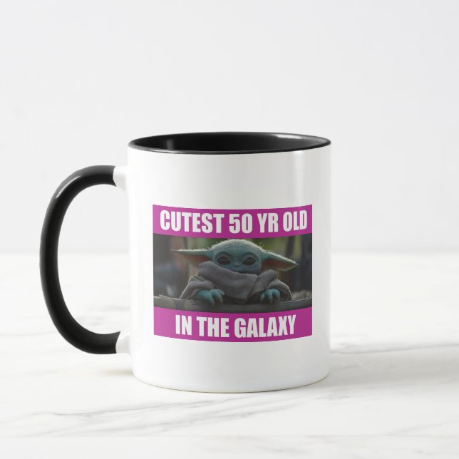 The Child | Cutest 50 Year Old in the Galaxy Mug (Left)