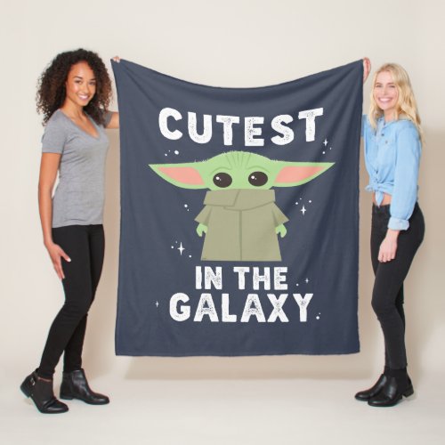The Child  Cutest in the Galaxy Fleece Blanket