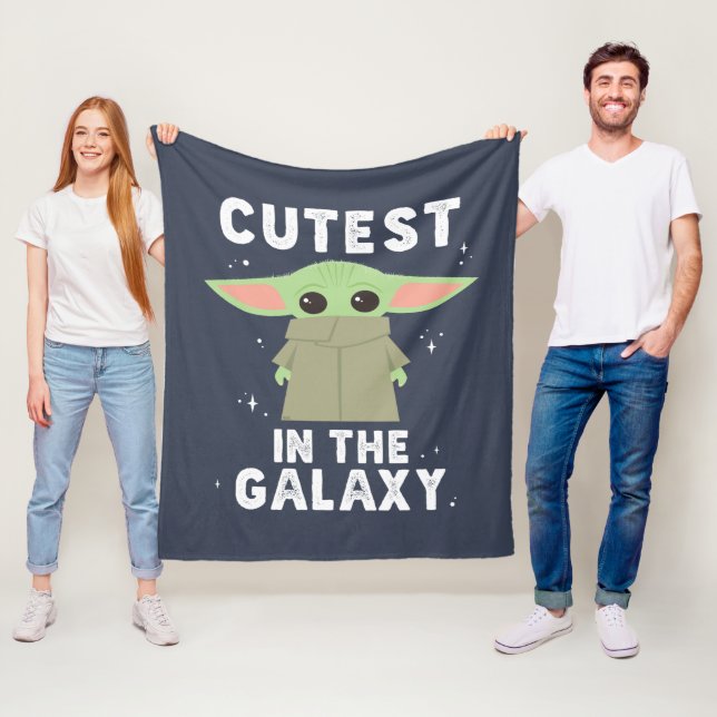 The Child | Cutest in the Galaxy Fleece Blanket (In Situ)