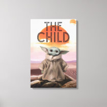 The Child Desert Background Canvas Print