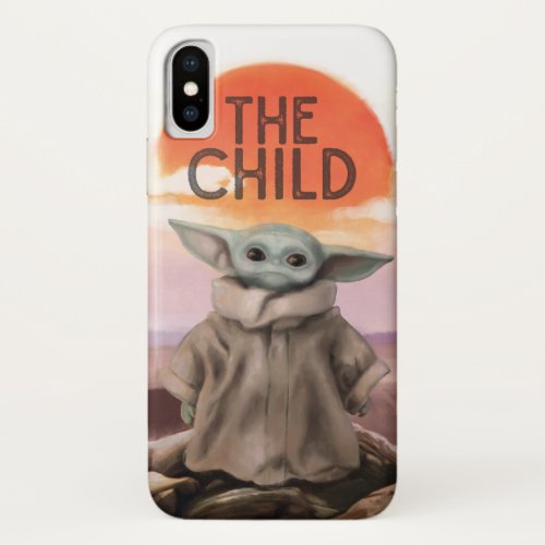 The Child Desert Background iPhone X Case