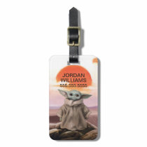 The Child Desert Background Luggage Tag