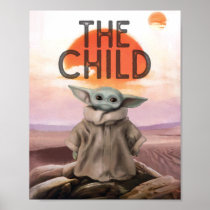 The Child Desert Background Poster