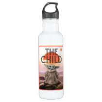 The Child Desert Background Stainless Steel Water Bottle