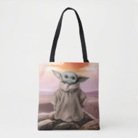 The Child Desert Background Tote Bag