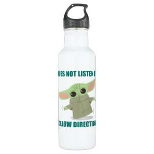 The Child Does Not Listen of Follow Directions Stainless Steel Water Bottle