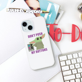 The Child | Don't Push My Buttons iPhone 15 Case
