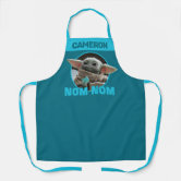 nom nom nom cookie monster - eating crumb Adjustable Apron