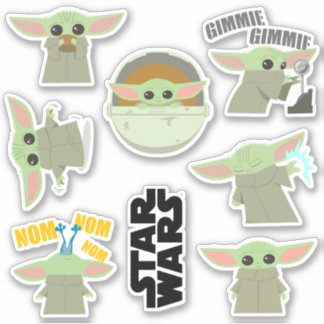 The Child | Fun Poses Sticker