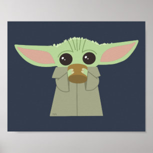 The Child Holding Cup Poster